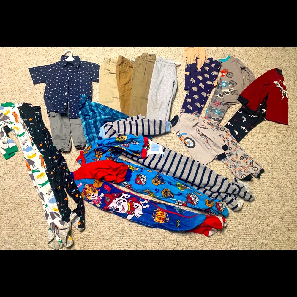 4T lot of boys clothing